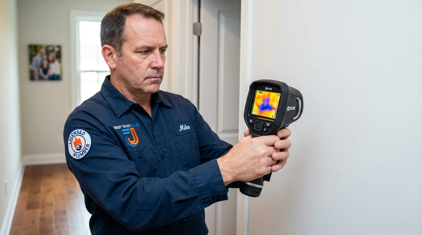 Thermal imaging leak detection by Johns Plumbing LLC in Mariposa